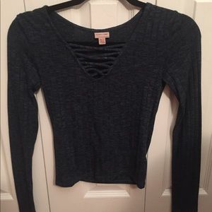 ❤️Cute lace up top